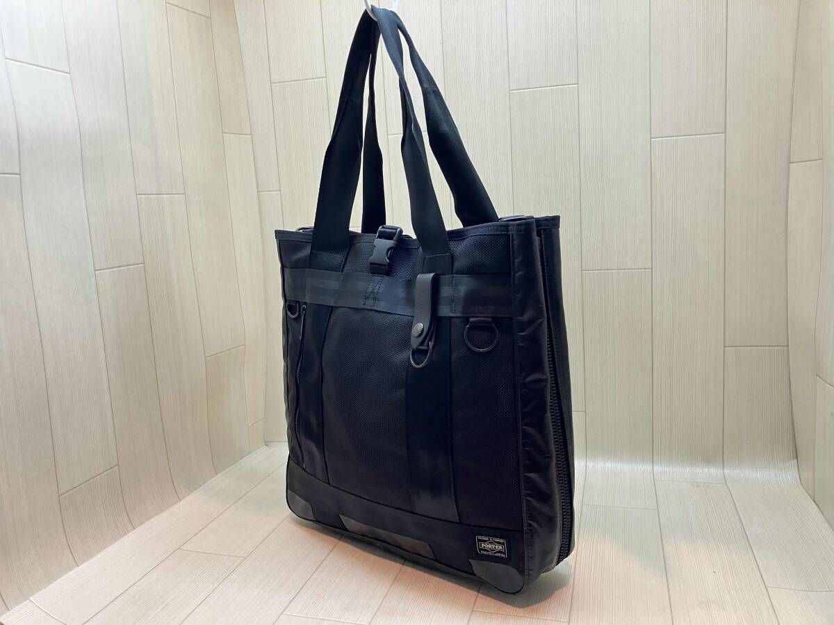 ★ PORTER ポーター 吉田カバン トートバッグ HEAT メンズ ブラック 通年