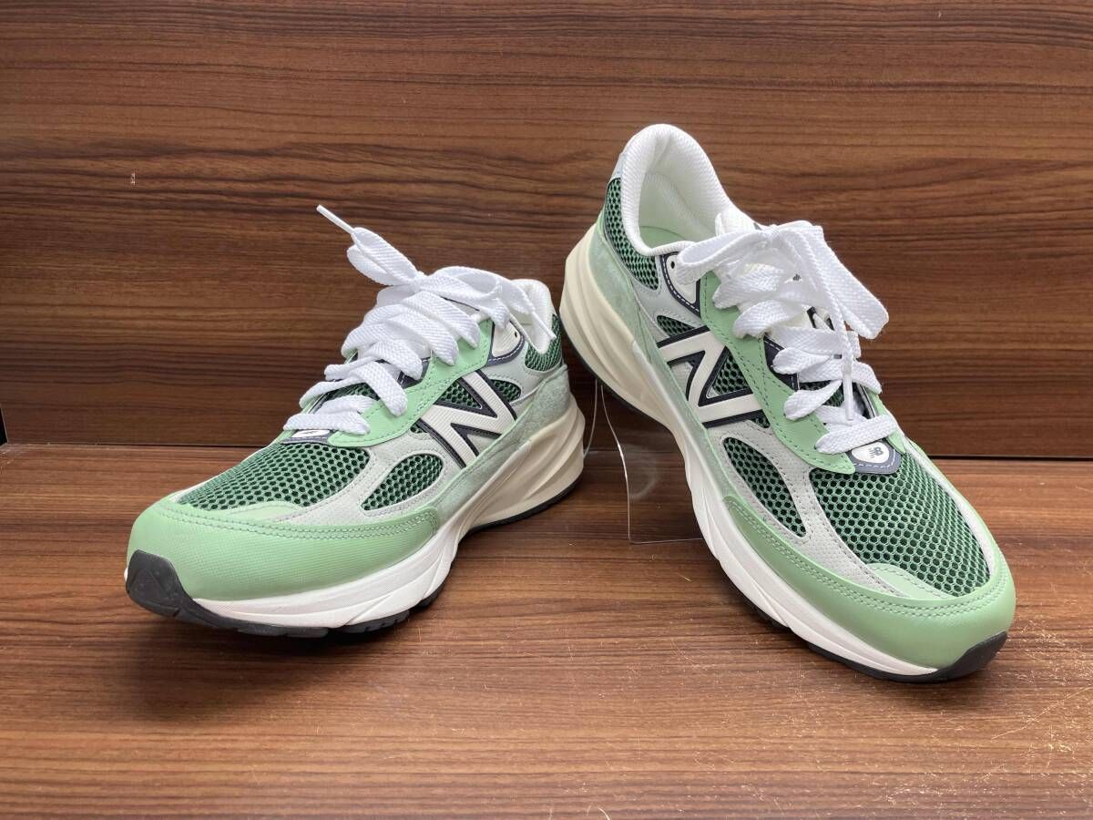 new balance スニーカー U990AB6 28cm ｸﾞﾘｰﾝ系