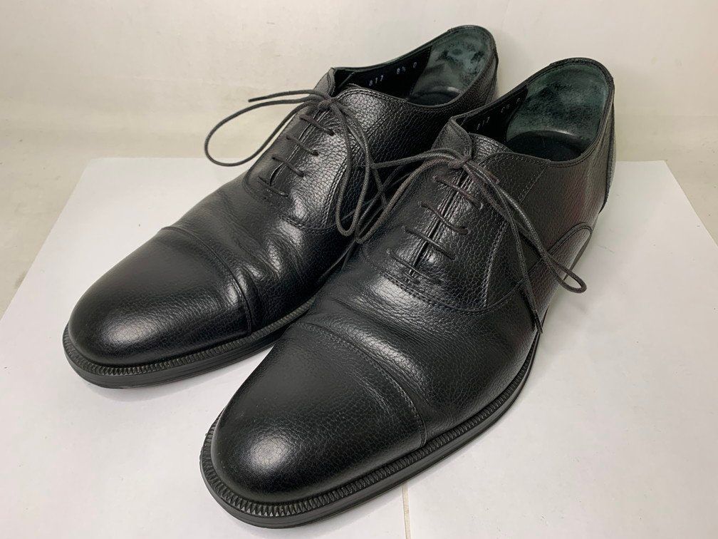 Salvatore Ferragamo サルヴァトーレ フェラガモ ビジネスシューズ 革靴 ストレートチップ サイズ: 8.5 カラー: ブラック シューズ