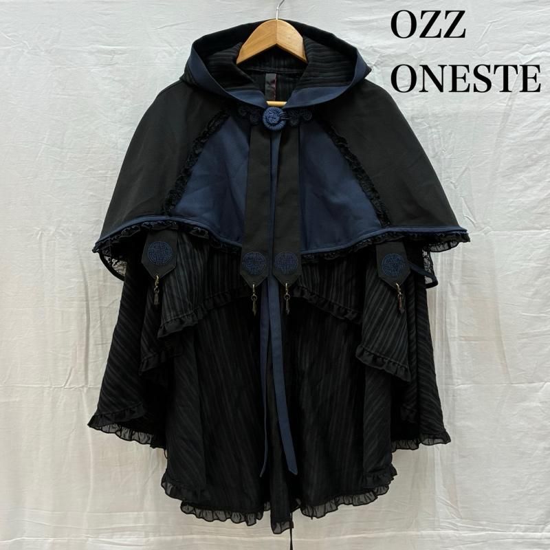 オッズオン OZZ ONESTE 花霞の夢 和チャイナ フリル フーデッド ケープ マント レディース - ISItems【USED】【古着】【中古】50159641