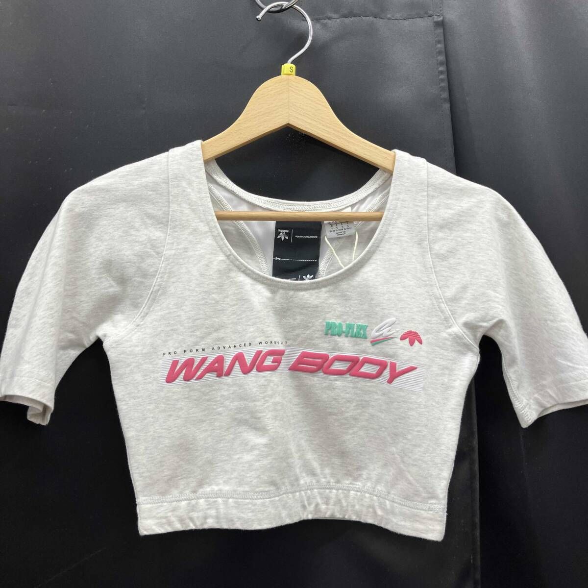 adidas/アディダス/半袖Tシャツ/alexander wang/EK4631/クロップド丈/夏