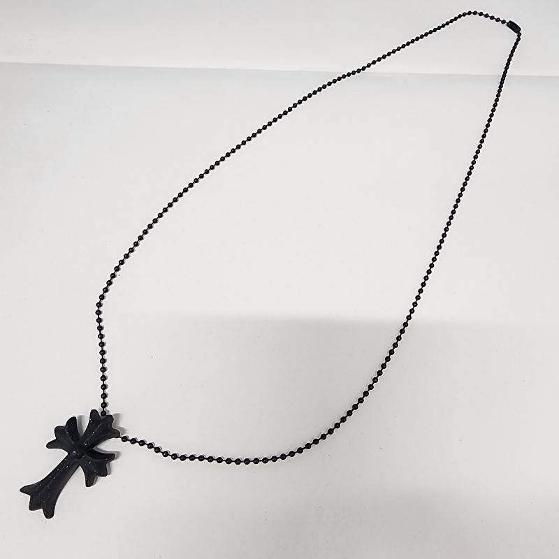 CHROME HEARTS クロムハーツ シリコンクロス ラバーネックレス ラメ