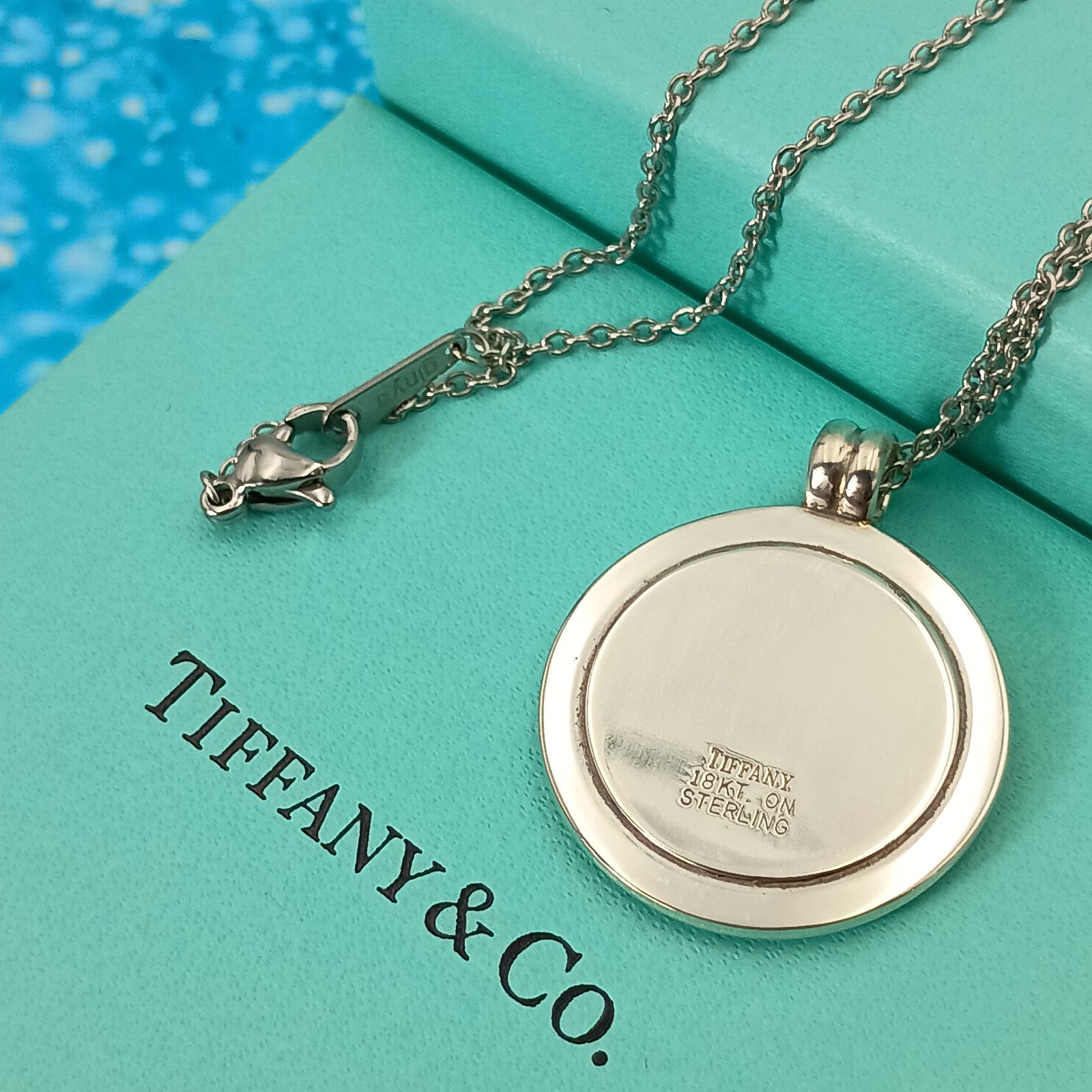 Tiffany & Co. ティファニー コイン ネックレス コンビ レディース