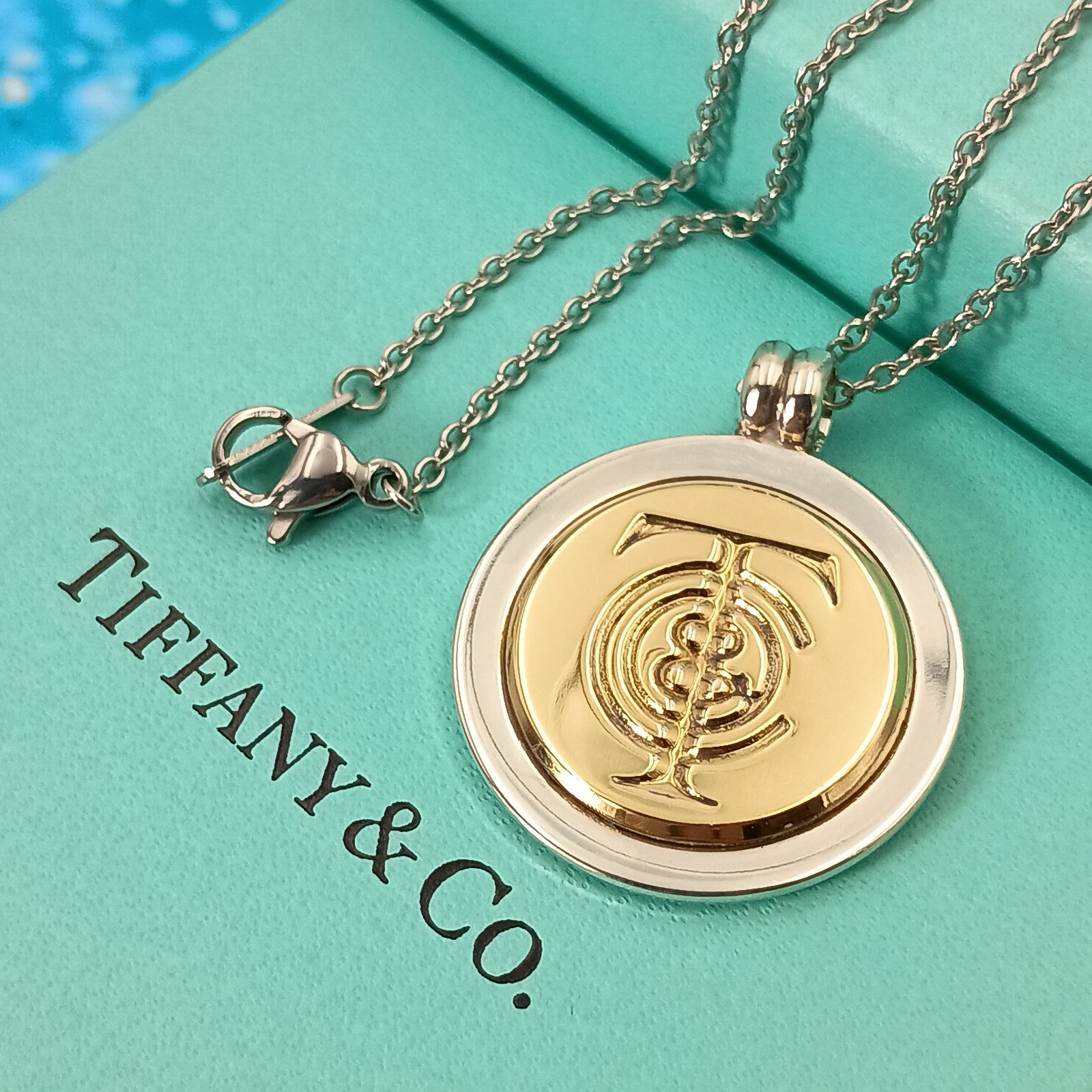 Tiffany & Co. ティファニー コイン ネックレス コンビ レディース