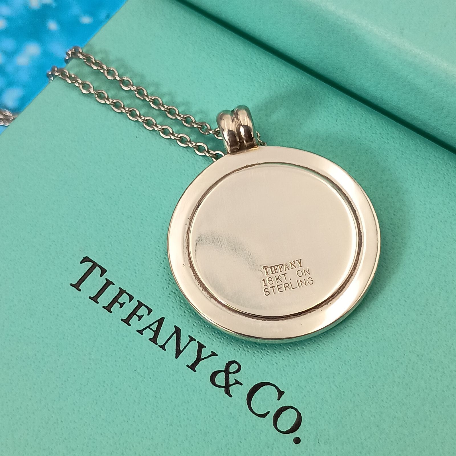Tiffany & Co. ティファニー コイン ネックレス コンビ レディース