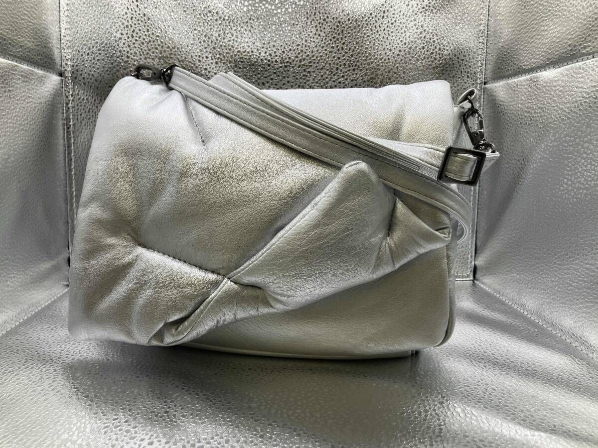 discord Yohji Yamamoto ショルダーバッグ　FLUFFY S シルバー ディスコード ヨウジヤマモト