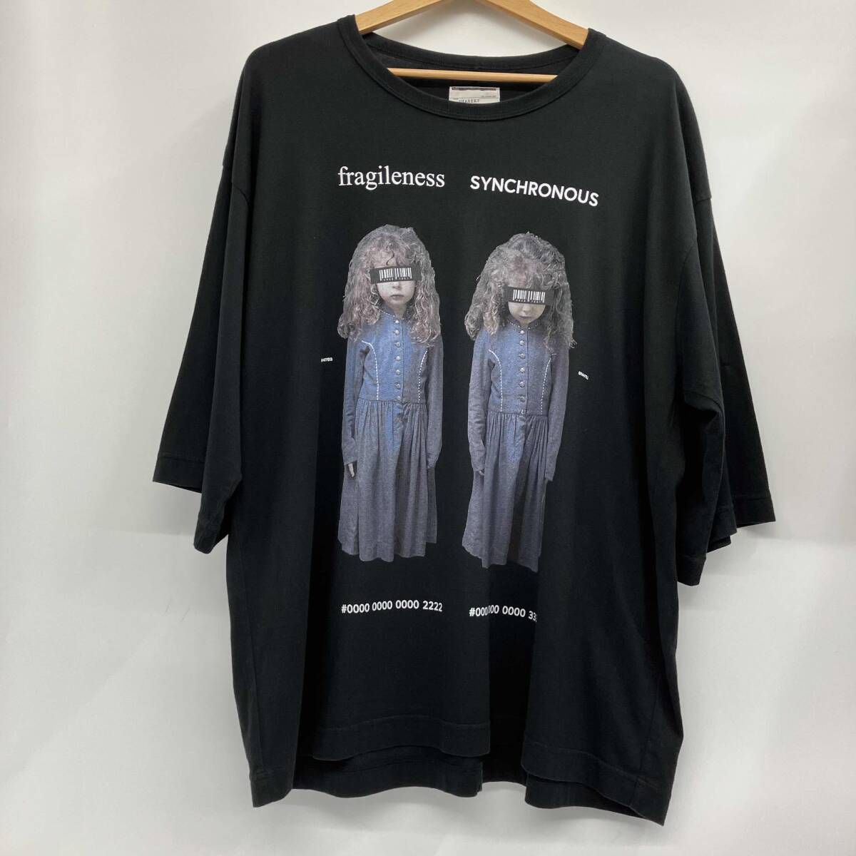SHAREEF/シャリーフ/双子デザイン/ブラック/半袖Tシャツ/夏