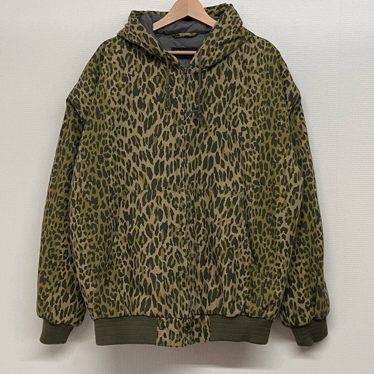 MASSES HOODED JACKET マシス 中綿パーカー グリーン 迷彩 サイズM