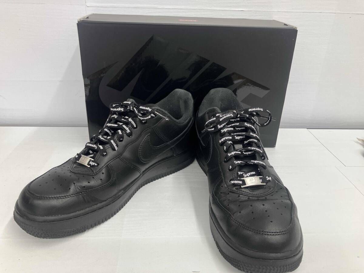 NIKE×Supreme／AIR FORCE 1／ブラック／CU9225-001／26cm