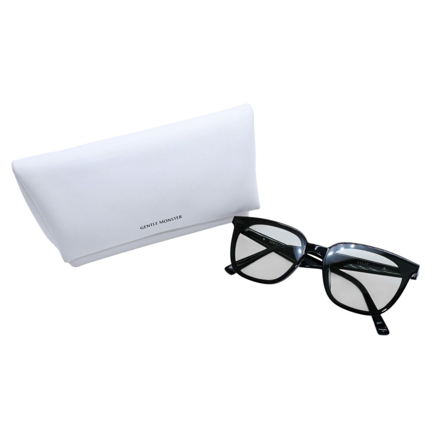極美品 GENTLE MONSTER ジェントルモンスター グリーン ブラック
