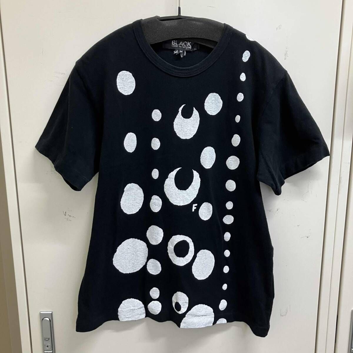18ss Black COMME des GARCONS Filip Pagowski グラフィックバインダーネックカットソー M ブラック 1A-T001 コムデギャルソン