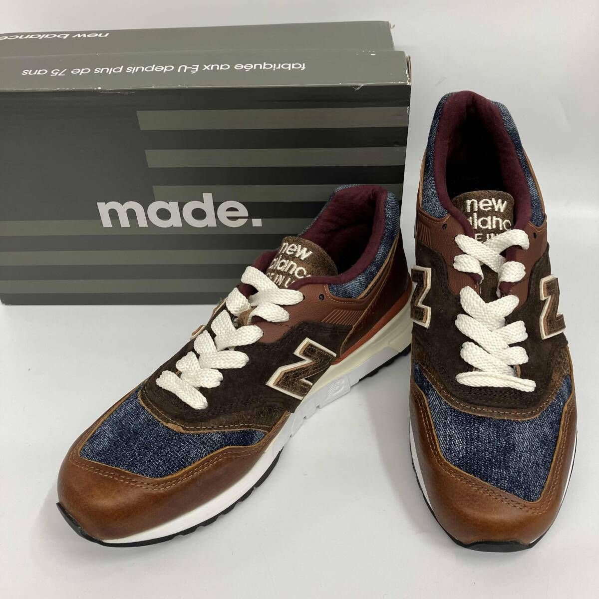 new balance/ニューバランス/M997SOC/ブラウン/ダークネイビー/スニーカー/26.0