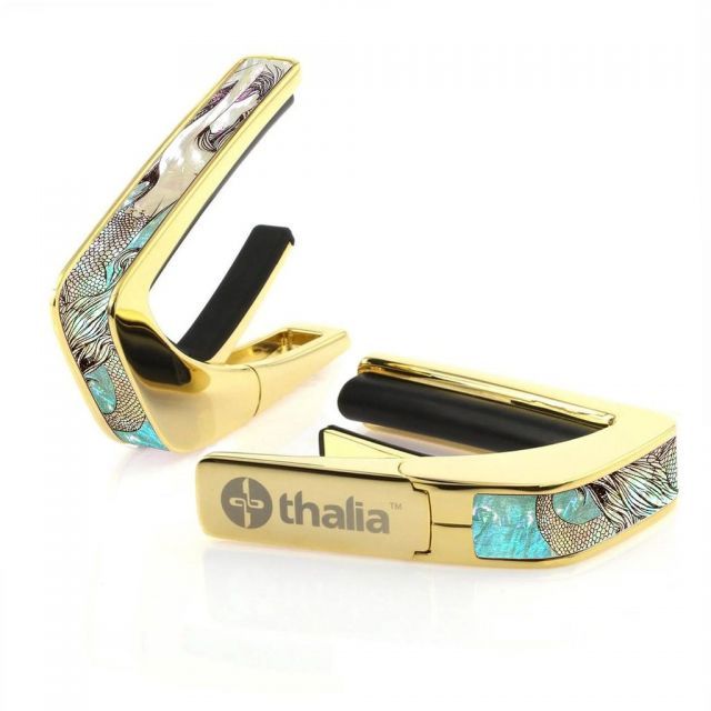 タリア カポ Thalia Capos DELUXE Series / Mermaid 24K GOLD マーメイド ギター 12インチフレットパッド付属