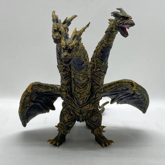 【中古】現状品）カイザーギドラ ムービーモンスターシリーズ ソフビ ゴジラファイナルウォーズ[24]