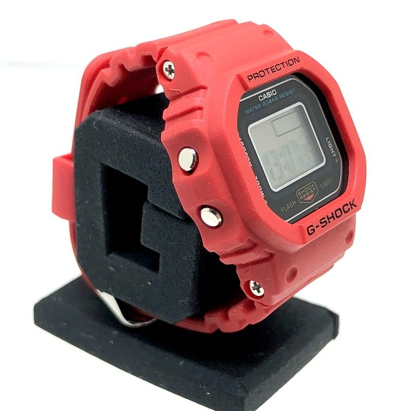 G-SHOCK デジタル腕時計 レッド リング DWN-5600-4JR 未使用 CASIO G