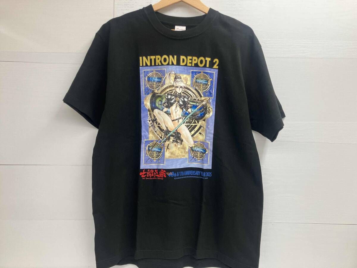 士郎正宗の世界展／INTER ON DEPOT 2／半袖Tシャツ Lサイズ ブラック