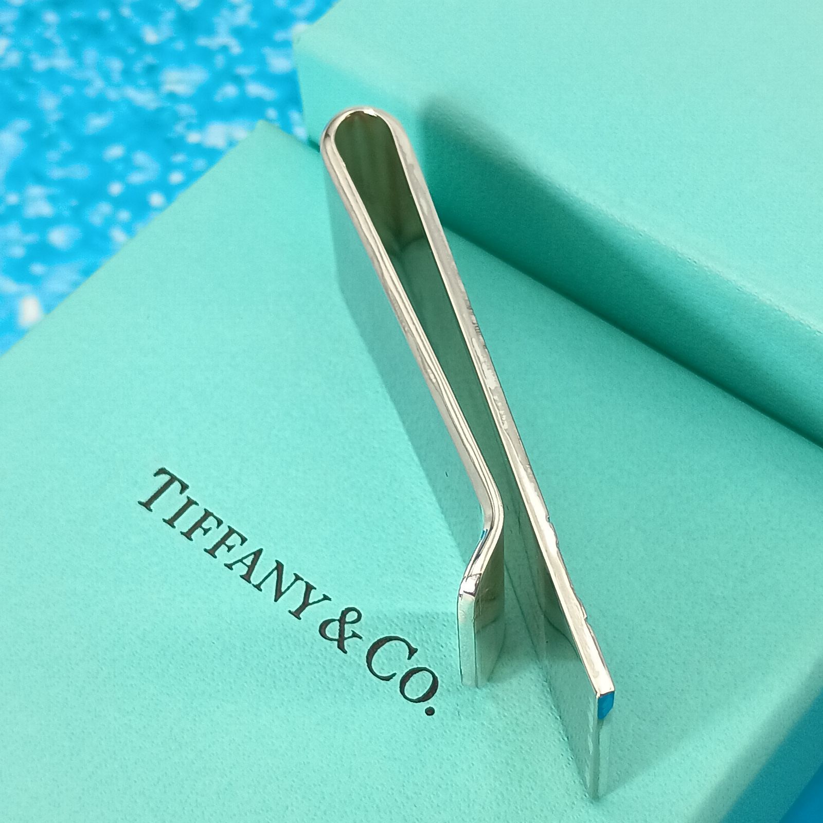TIFFANY&Co. ティファニー アトラス マネークリップ メンズ シルバー