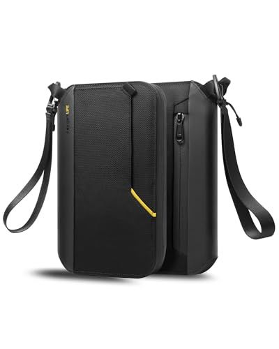 [Spigen] パスポートケース トラベルポーチ【大容量収納/コンパクト】 ガジェットポーチ スキミング防止 セキュリティ KD500 AFA07574（ブラック）as 9c69f48f