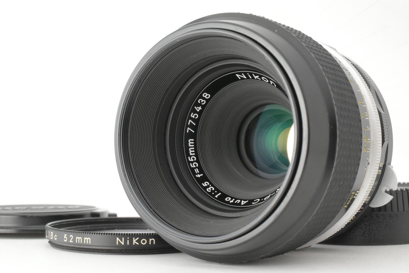 [상태양호] 니콘 마이크로-니코-P/C 오토 논 아이 55mm f/3.5 니콘 마이크로 니코르 렌즈 (EF-TN-JP2410)