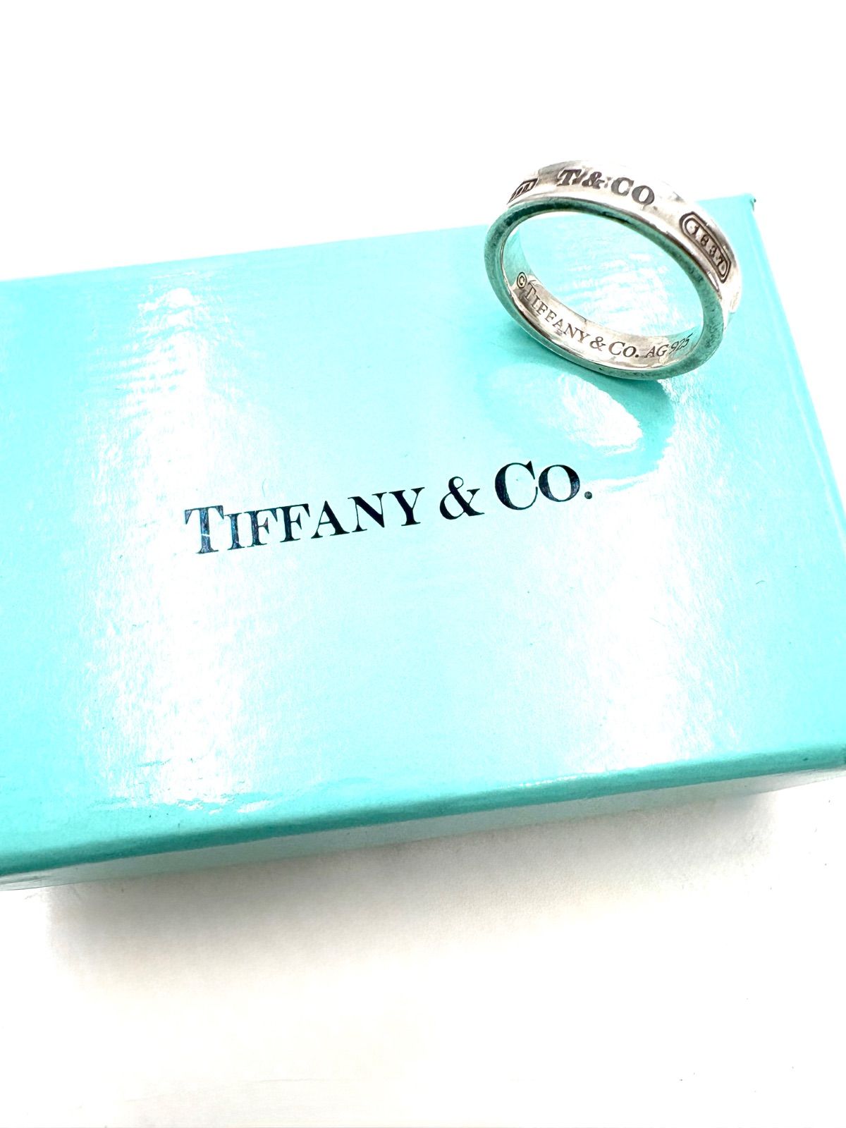 TIFFANY&Co. ティファニー 1837 ナローリング シルバー925 約11号 指輪