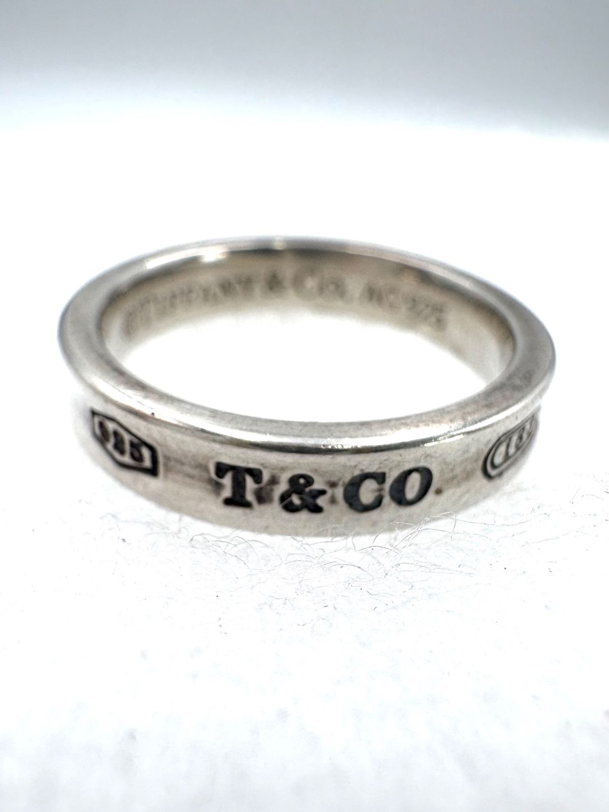 TIFFANY&Co. ティファニー 1837 ナローリング シルバー925 約11号 指輪