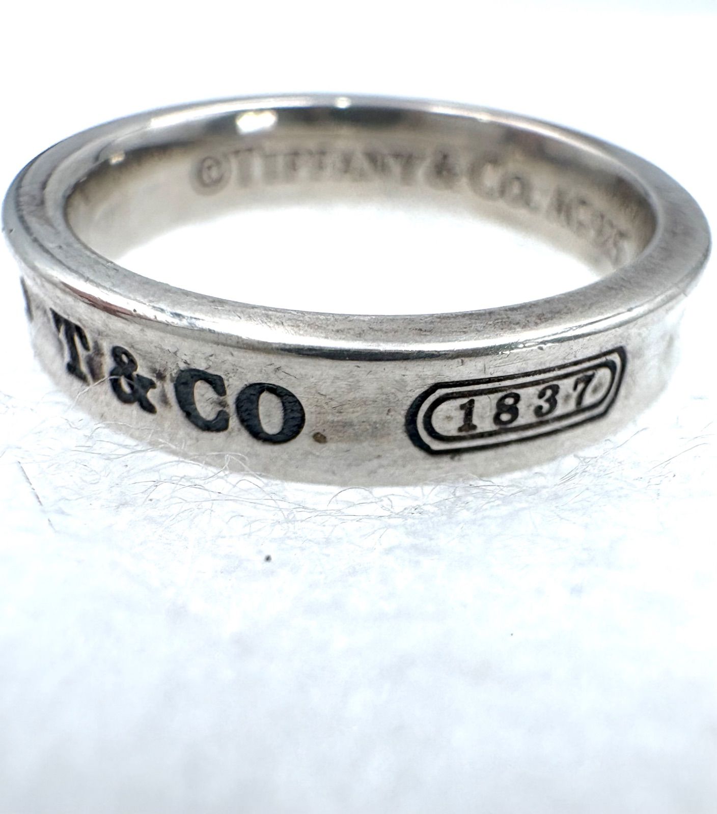 TIFFANY&Co. ティファニー 1837 ナローリング シルバー925 約11号 指輪