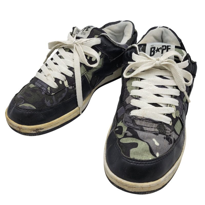 【現状渡し品】 A BATHING APE アベイシングエイプ SK8 STA CAMO スケートスタ スニーカー シューズ 靴 【162-260529-as-05-izu】