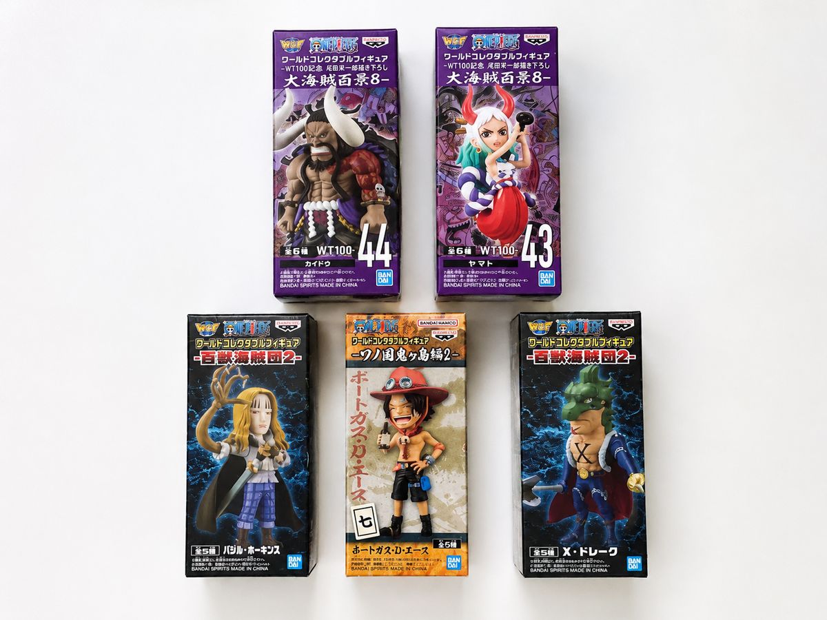 ONE PIECE WCF ヤマト カイドウ エース ホーキンス ドレイク まとめ
