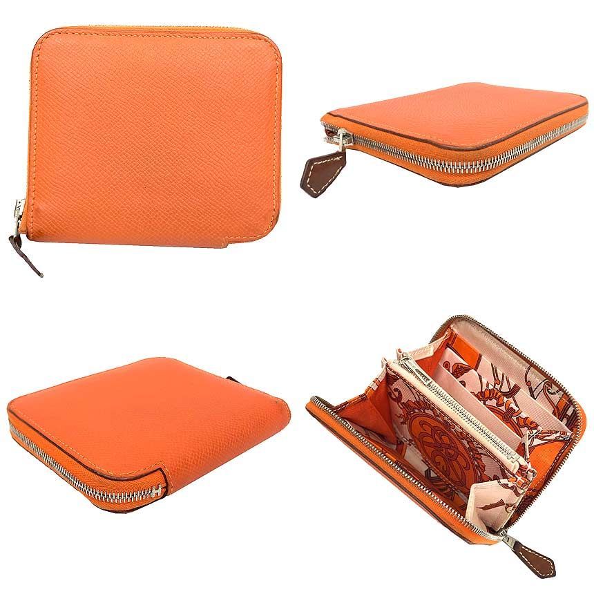 HERMES エルメス 二つ折り財布 アザップシルクインコンパクト AZAP 