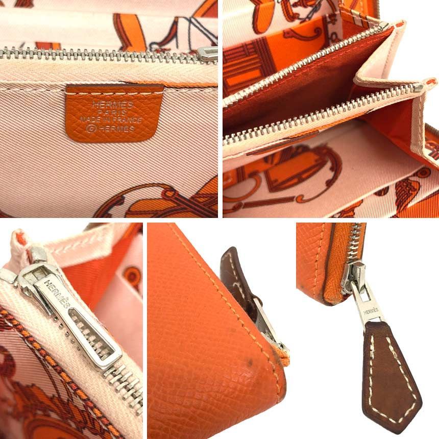 HERMES エルメス 二つ折り財布 アザップシルクインコンパクト AZAP 