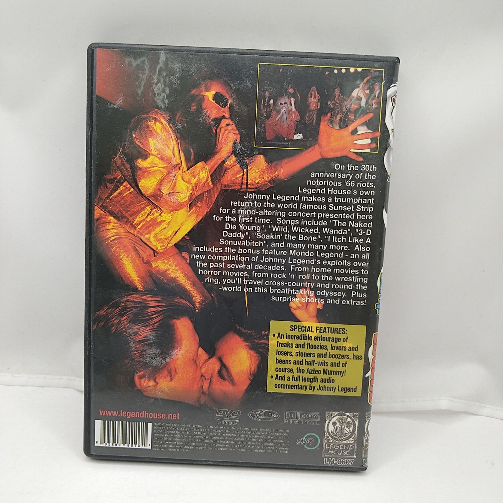 輸入盤DVD】Johnny Legend Live on the Sunset Strip ロカビリー