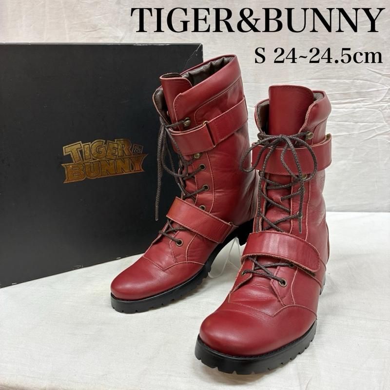 古着 TIGER&BUNNY バーナビー ブルックス Jr. バンダイ 牛革 レザー ロング ブーツ レディース S ISItems【USED】【古着】【中古】50159775