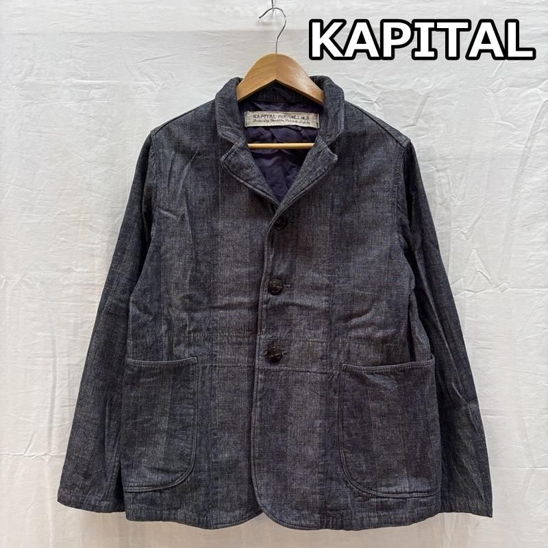 キャピタル ストライプ デニム 3B ワーク ジャケット メンズ 1 ISItems【USED】【古着】【中古】50159793 7,920円