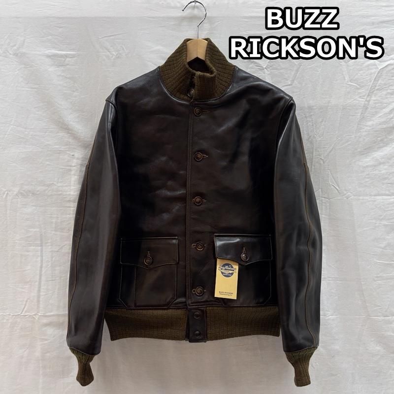 バズリクソンズ BR80649 A-1 A.C. ORDER No.31-800P ホースハイド レザー フライト ジャケット メンズ 36 ISItems【USED】【古着】【中古】50159855
