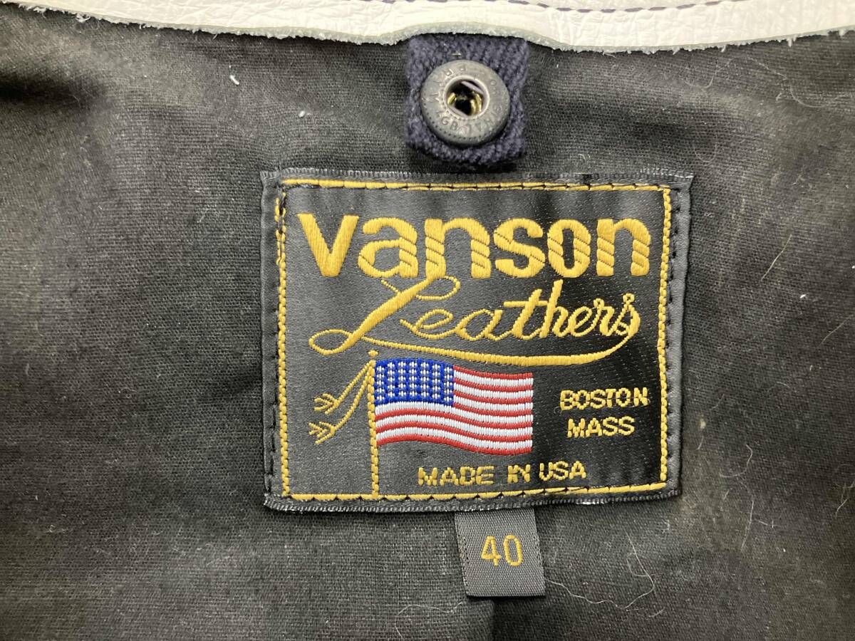 VANSON Leathers バンソン レザーズ シングルライダース レザー