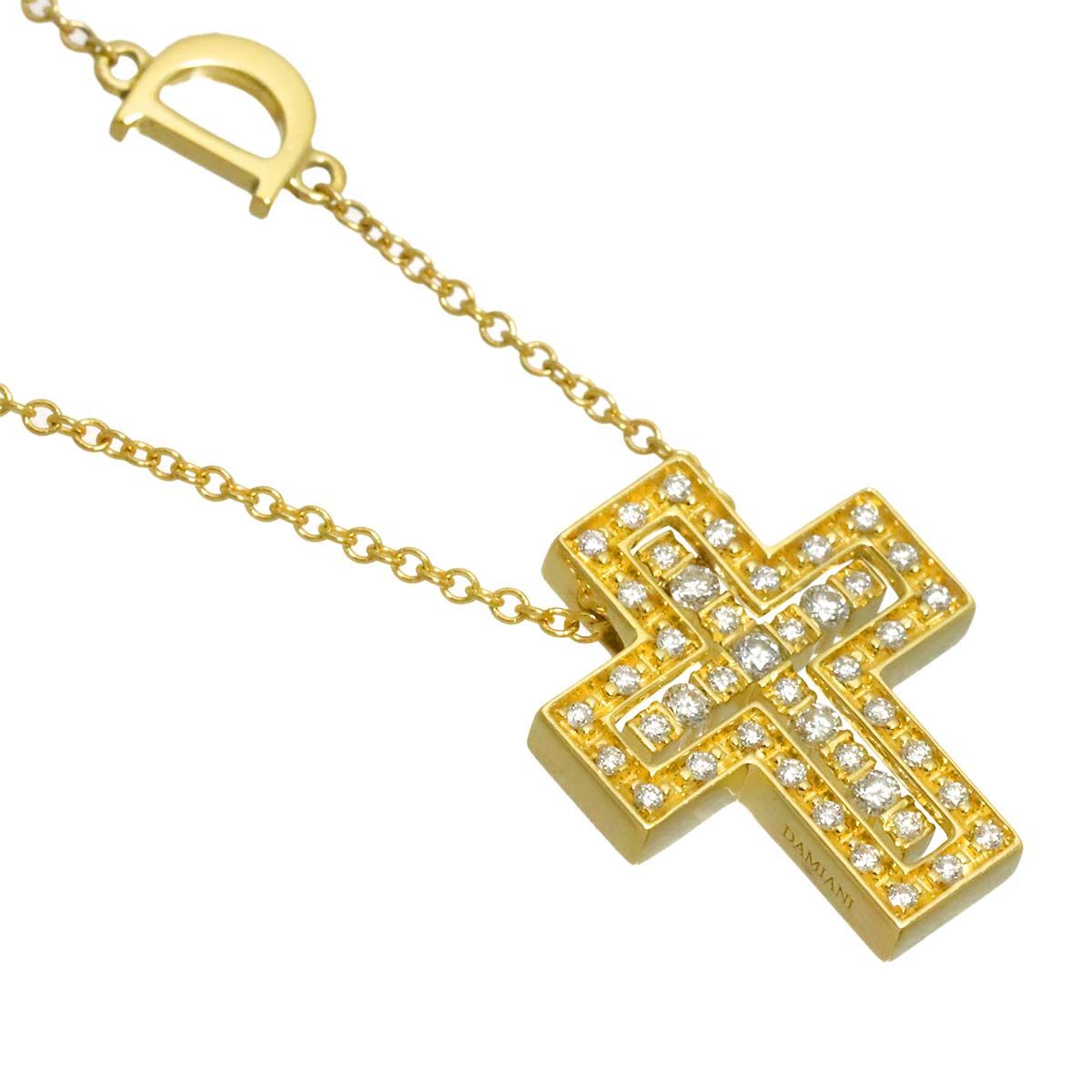 ダミアーニ DAMIANI ベルエポック XXS ダイヤ ネックレス 45cm K18 YG 