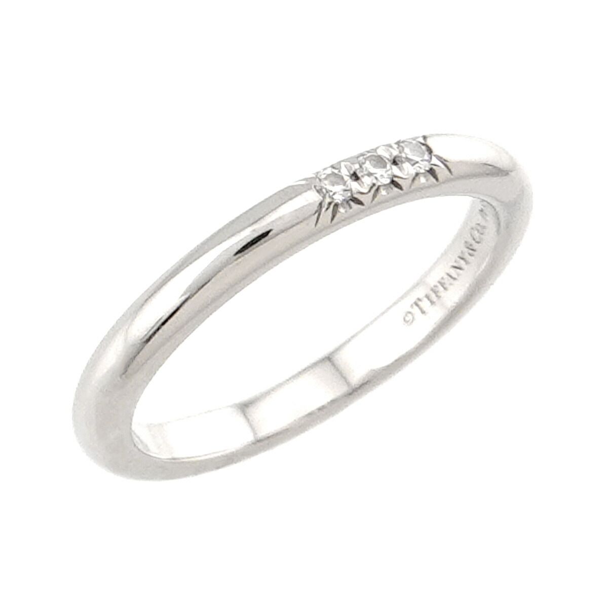 ティファニー TIFFANY&Co. フォーエバー 5号 リング 幅2mm ダイヤ Pt
