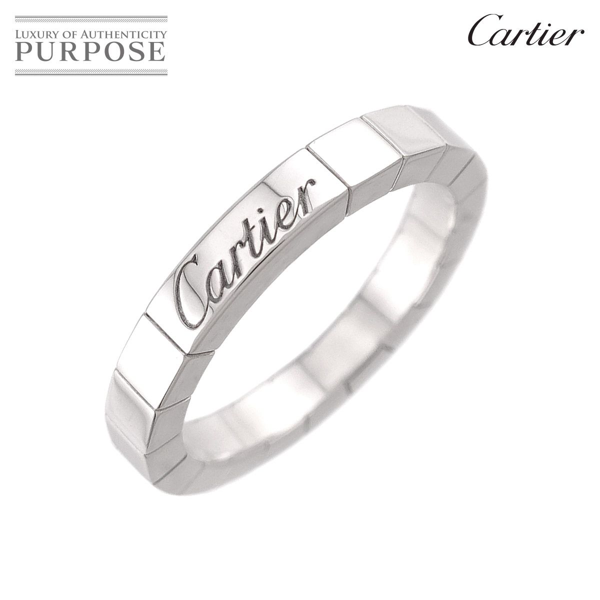 カルティエ Cartier ラニエールリング K18WG ＃51 カルティエ Cartier ラニエール #51 リング K18 WG ホワイトゴールド