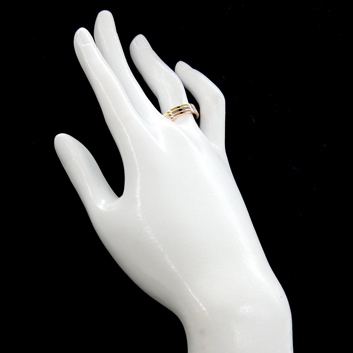 カルティエ Cartier ヴァンドーム #56 リング K18 YG WG PG スリー 