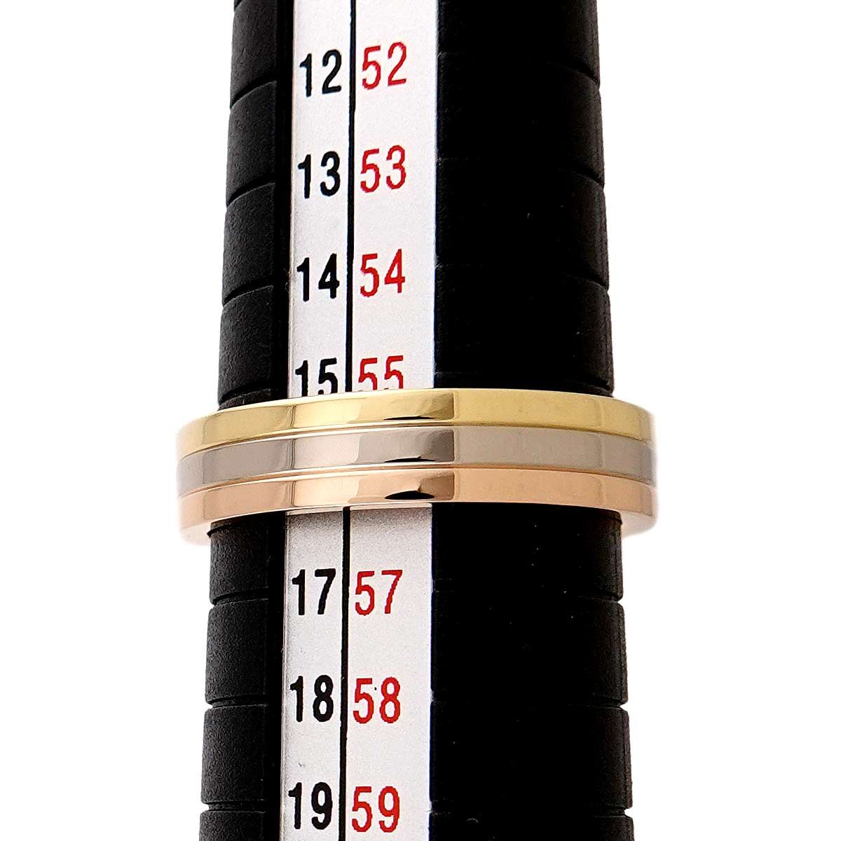 カルティエ Cartier ヴァンドーム #56 リング K18 YG WG PG スリー 