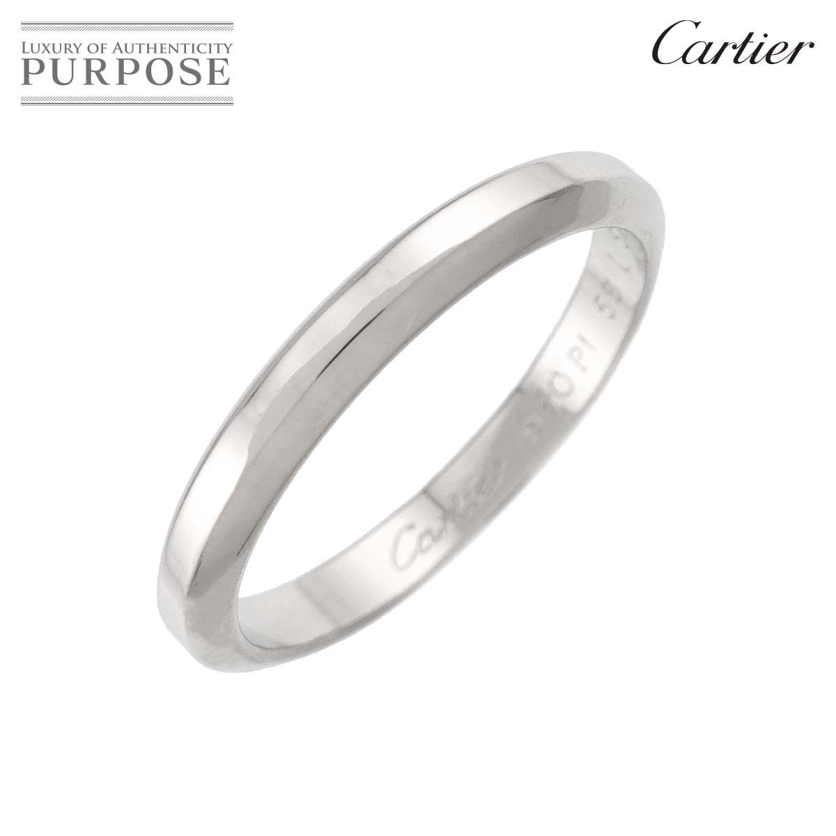 カルティエ Cartier デクラレーション #59 リング Pt プラチナ 指輪 Declaration Ring 90326337