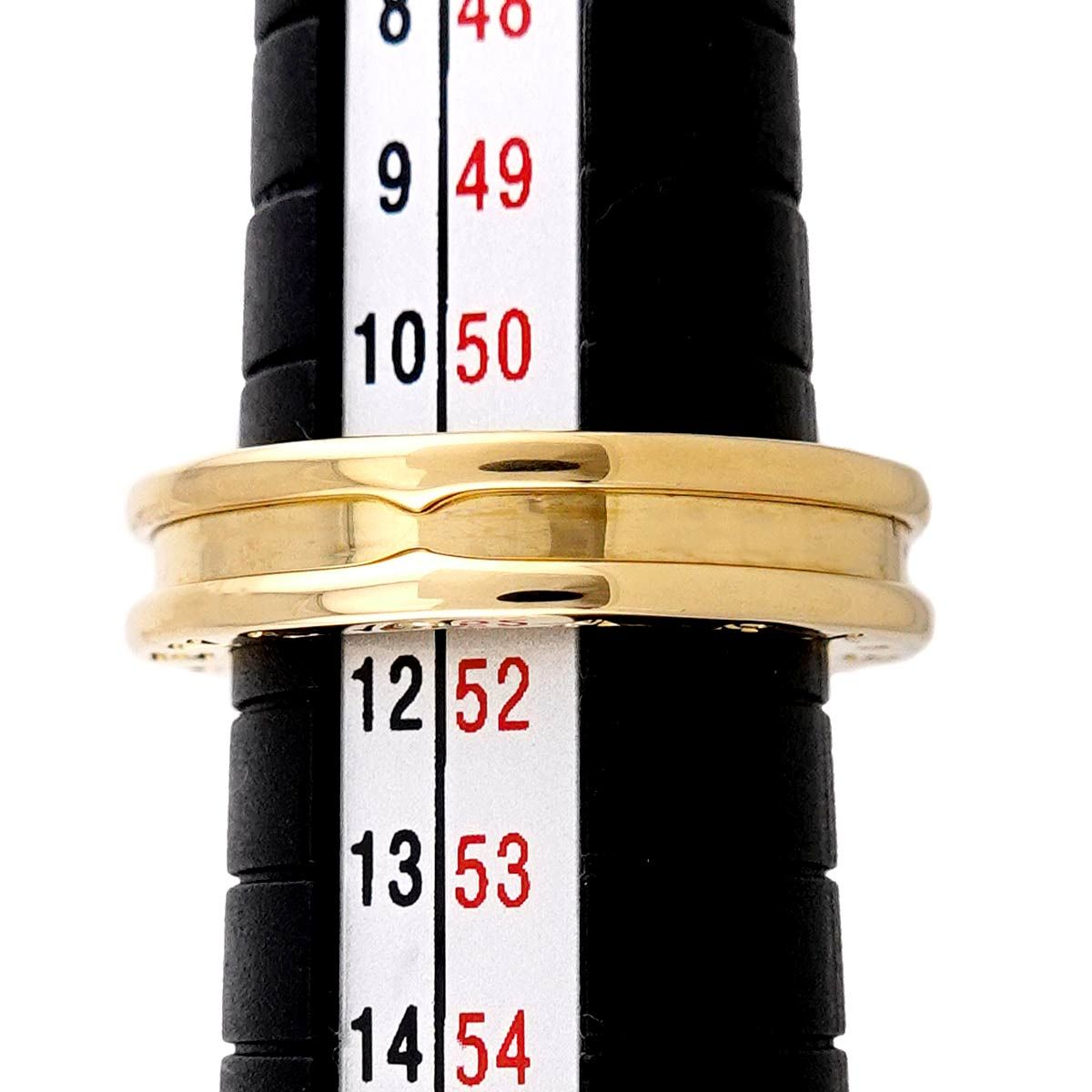 ブルガリ BVLGARI ビーゼロワン 1バンド #51 リング K18 YG イエロー