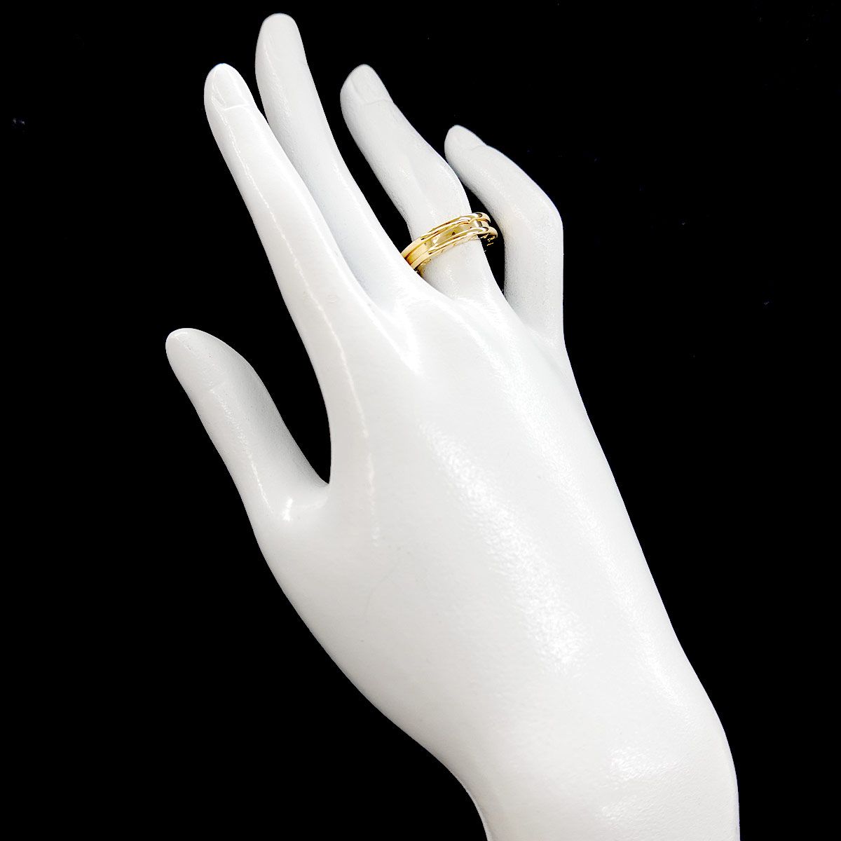 ブルガリ BVLGARI ビーゼロワン 1バンド #51 リング K18 YG イエロー