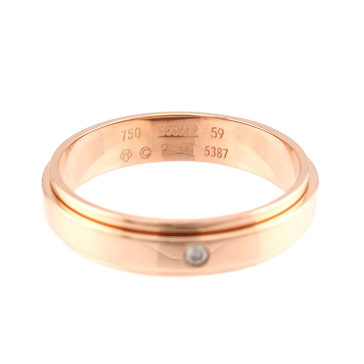 ピアジェ PIAGET ポセション #59 リング ダイヤ K18 PG ピンクゴールド 