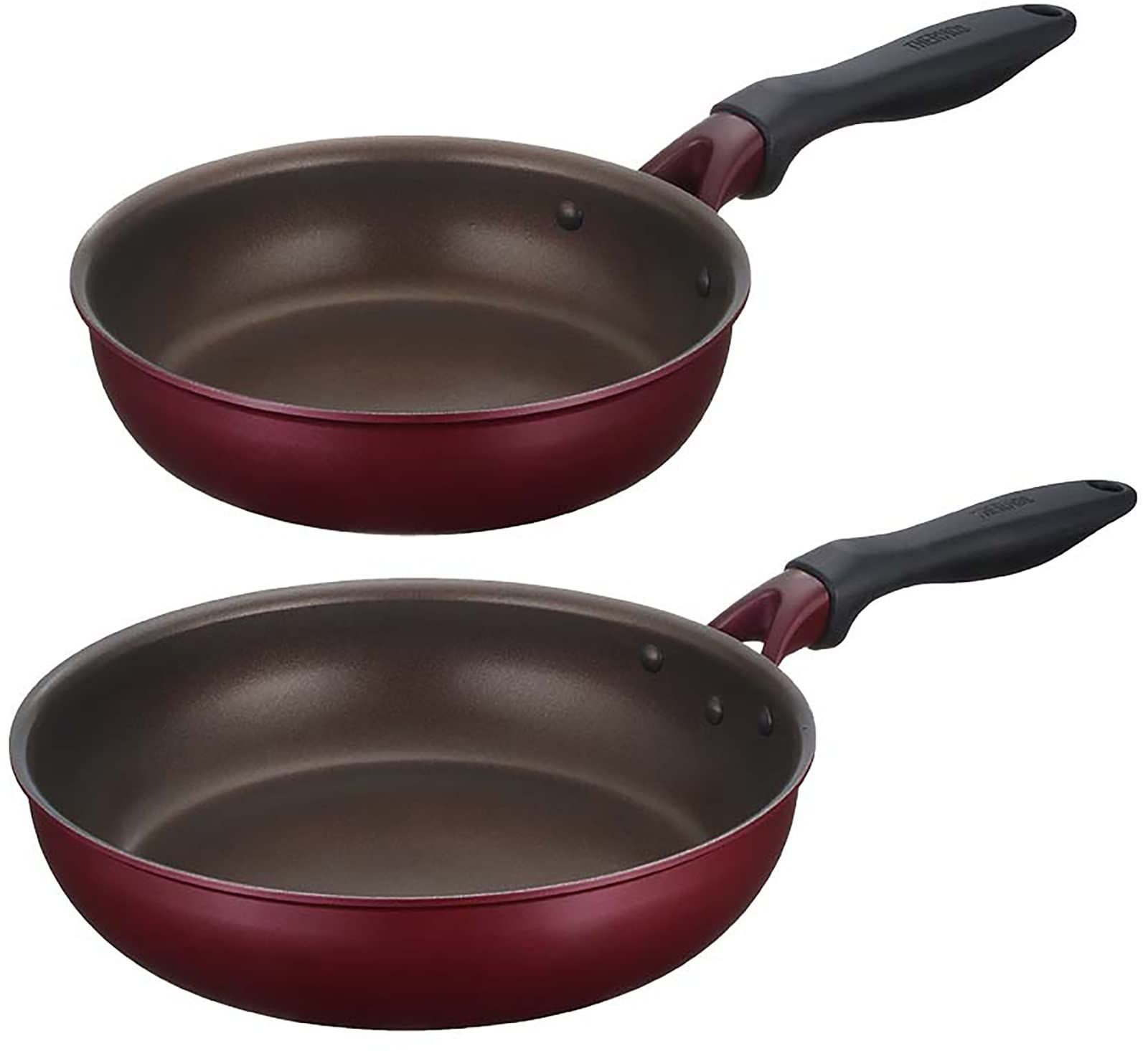 【企画品】サーモス デュラブルシリーズ フライパン KFH 2点セット レッド KFH-SET2-A R送料無料