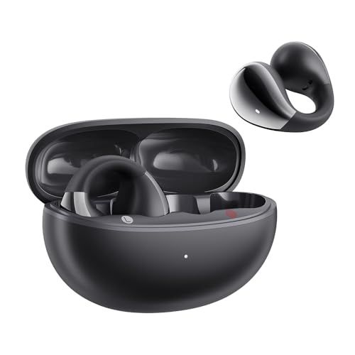 QCY Crossky C30 イヤーカフ イヤホン オープンイヤー ワイヤレスイヤホン Bluetooth5.4 空間オーディオ 耳を塞がない 音漏れ防止 マイク付き マルチポイント接続 急速充電対応 専用アプリ対応 IPX5防水 技適認証取得 ブラ送料無料