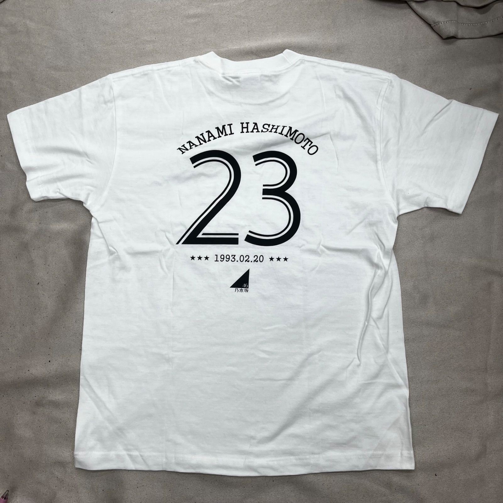 橋本奈々未 生誕記念Tシャツ 2016年 XLサイズ 乃木坂46 橋本奈々未 バースデーTシャツ フォトカード付き 生誕記念T