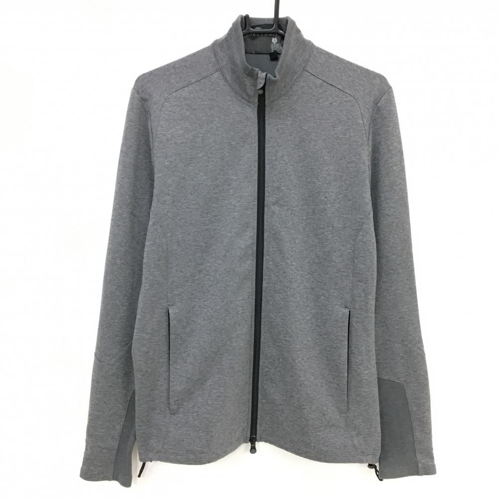 【美品】グレイソン ジャケット グレー ストレッチ 裾ドローコード  メンズ S ゴルフウェア GREYSON 美品】グレイソン ジャケット グレー ストレッチ 裾ドローコード