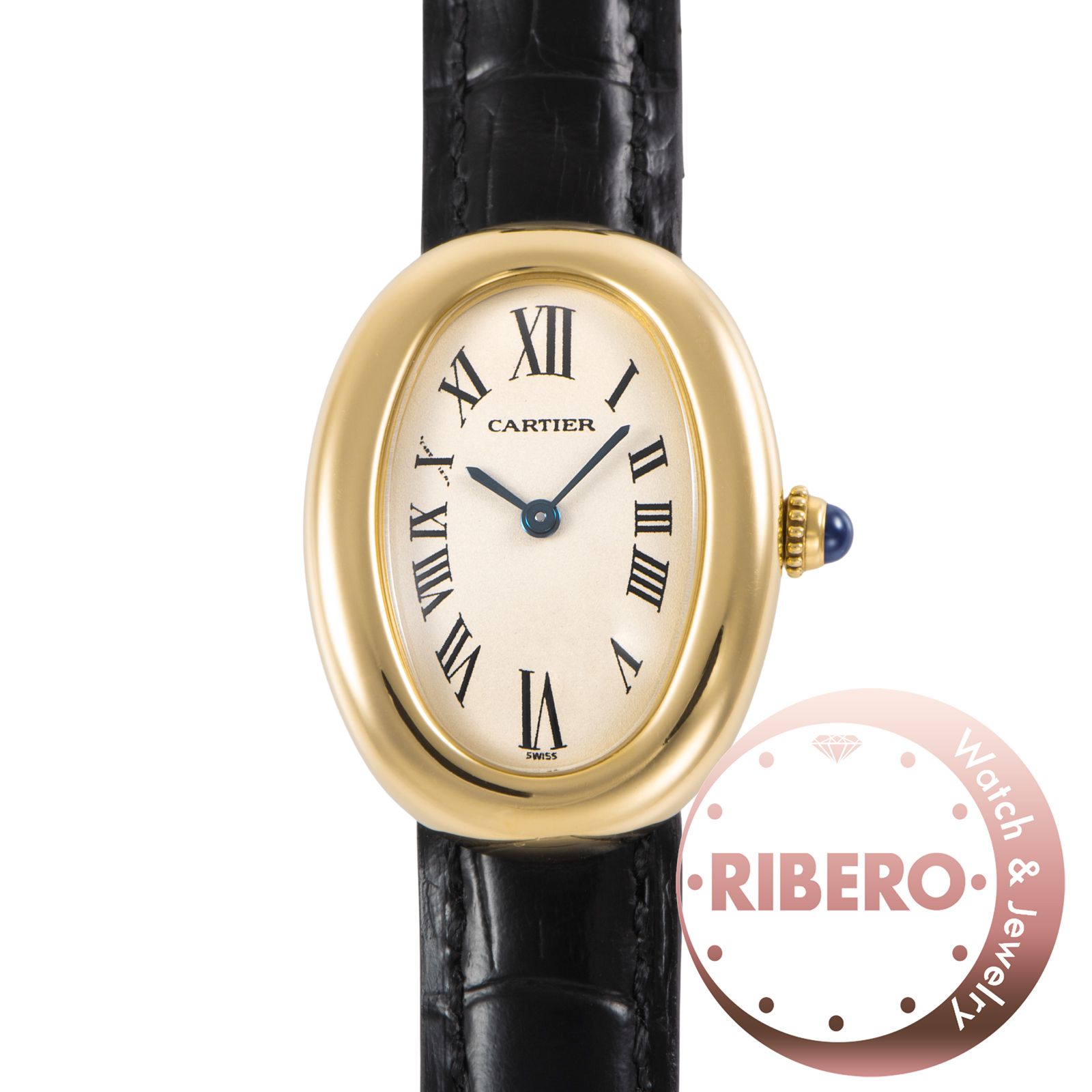 Cartier カルティエ ベニュワールSM W1506056 K18YG【中古】