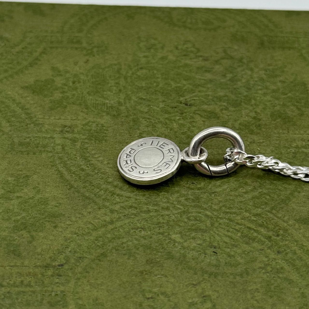HERMES セリエ コイン シルバー925 ネックレス 5-72-19 - メルカリ